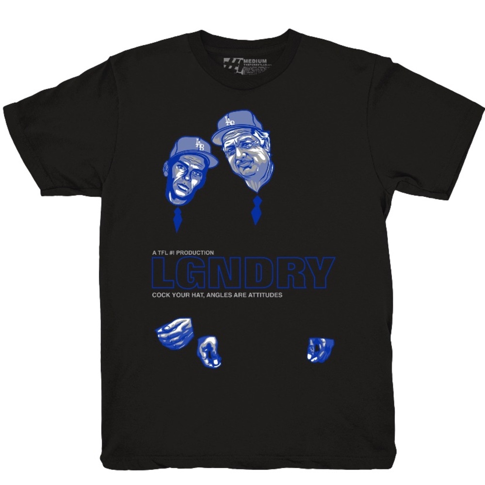 The Forest Lab Dodger Blue Tommy Lasorda Frank Sinatra LEGENDARY T-Shirt